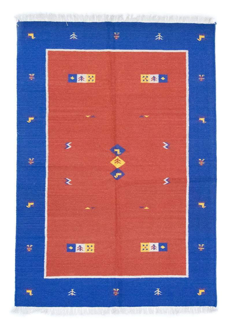 Kelim tapijt - Trendy - 200 x 140 cm - rood