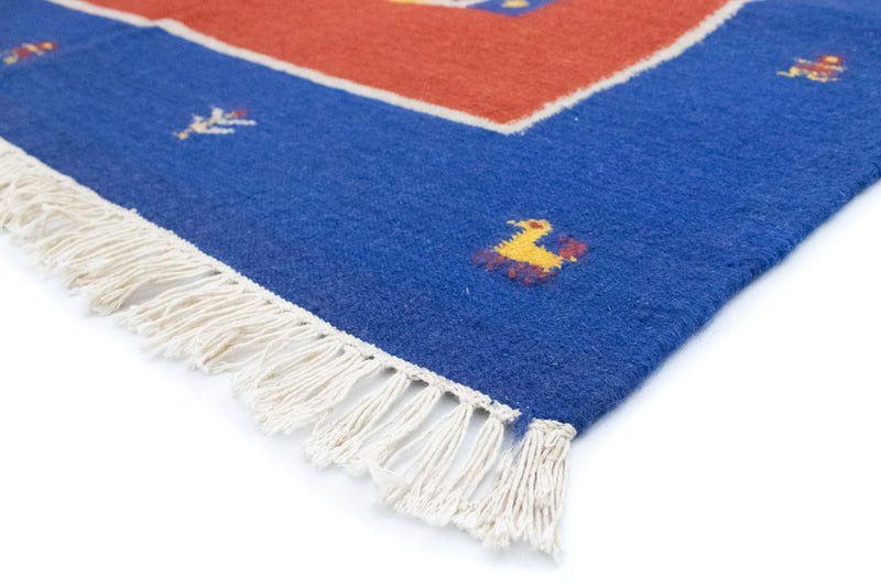 Kelim tapijt - Trendy - 200 x 140 cm - rood