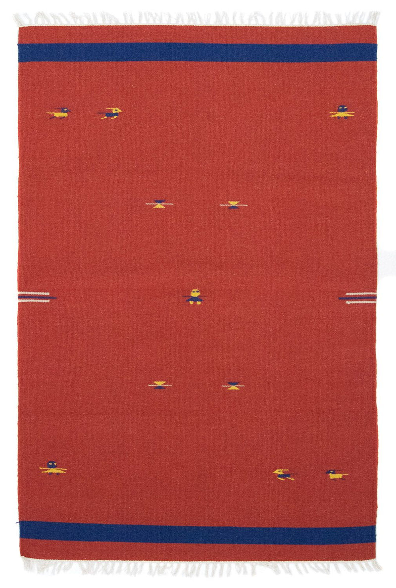 Kelim tapijt - Trendy - 180 x 120 cm - rood