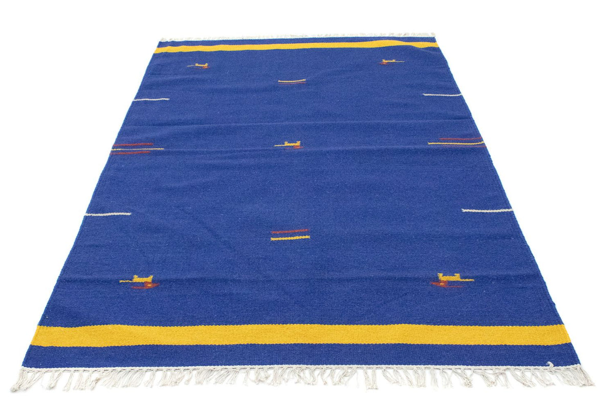 Kelim tapijt - Trendy - 180 x 120 cm - blauw