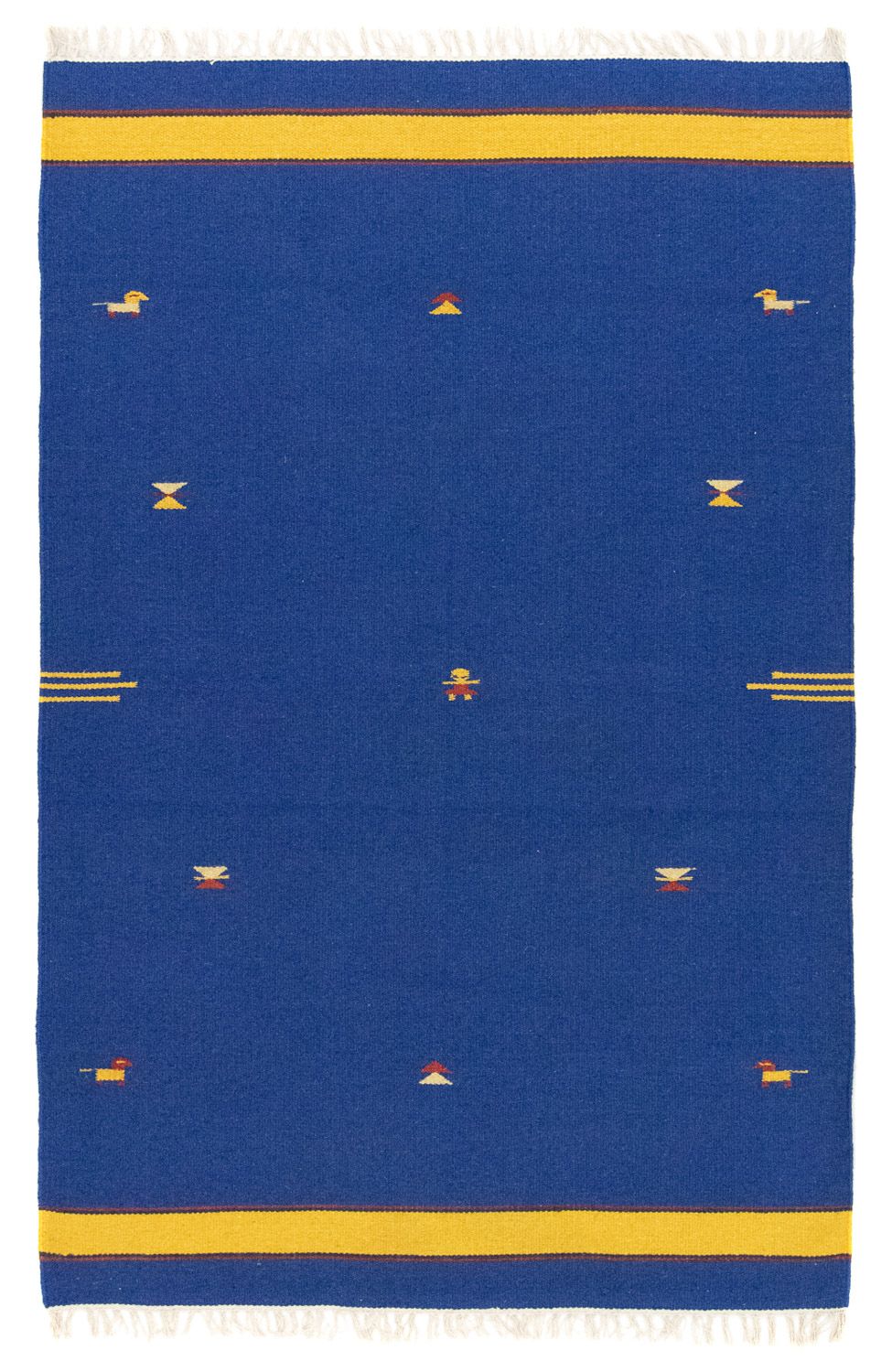 Kelim tapijt - Trendy - 180 x 120 cm - blauw