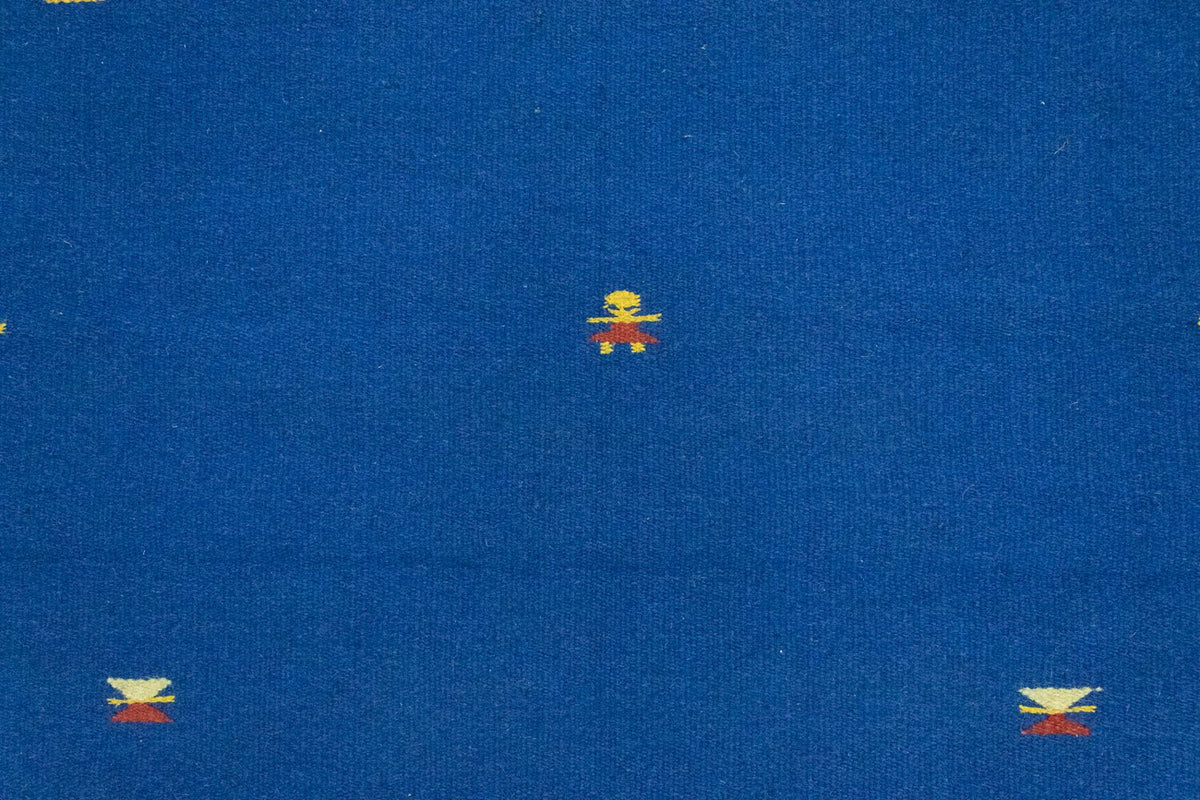 Kelim tapijt - Trendy - 180 x 120 cm - blauw