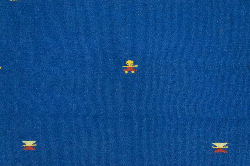 Kelim tapijt - Trendy - 180 x 120 cm - blauw