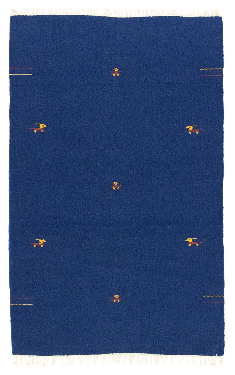 Kelim tapijt - Trendy - 180 x 120 cm - blauw