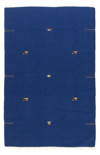 Kelim tapijt - Trendy - 180 x 120 cm - blauw