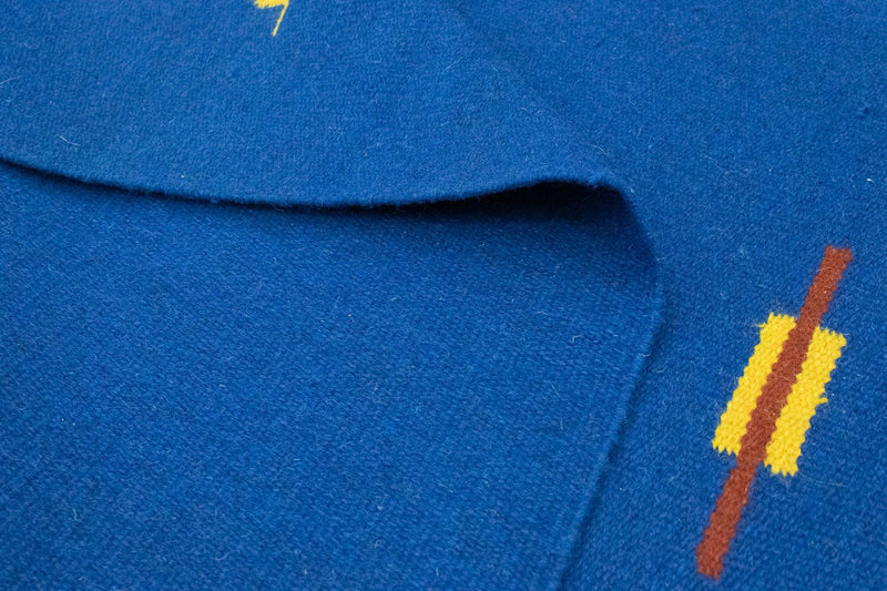 Kelim tapijt - Trendy - 180 x 120 cm - blauw