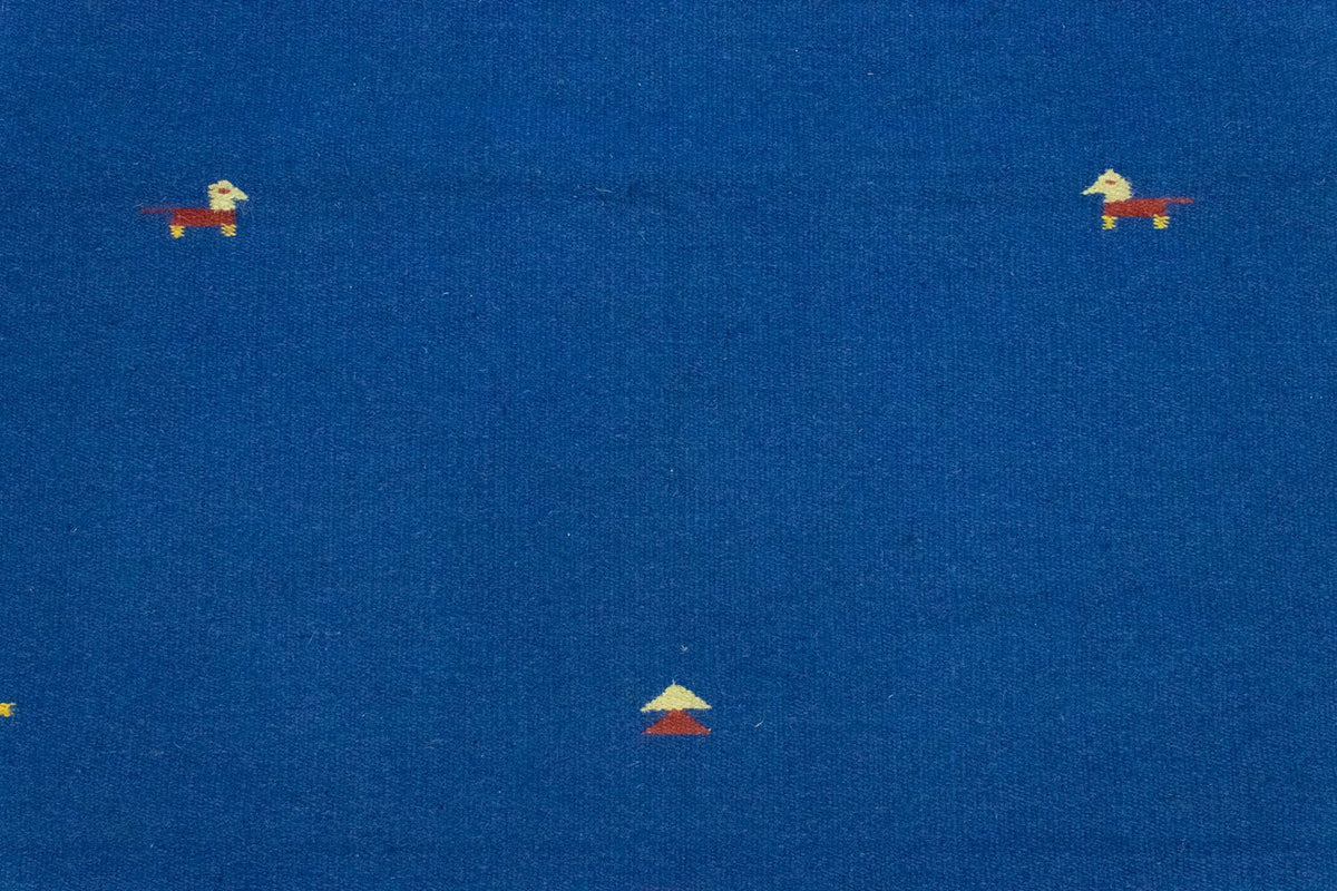 Kelim tapijt - Trendy - 180 x 120 cm - blauw