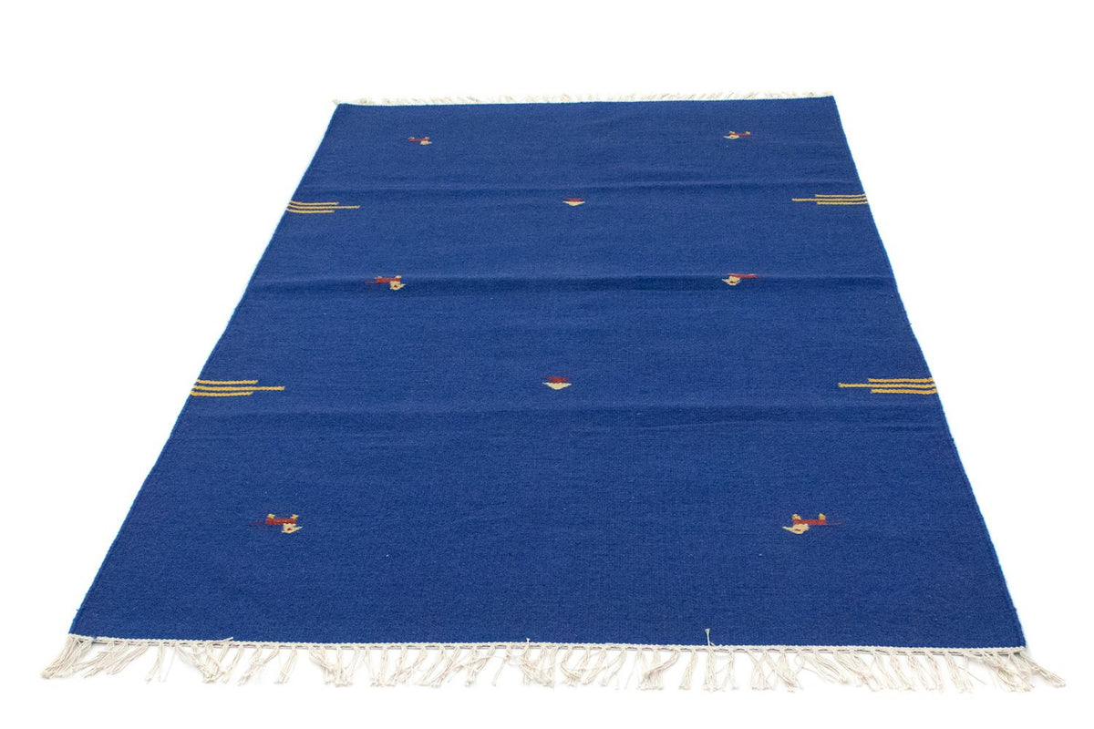 Kelim tapijt - Trendy - 180 x 120 cm - blauw