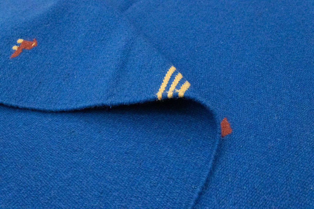 Kelim tapijt - Trendy - 180 x 120 cm - blauw