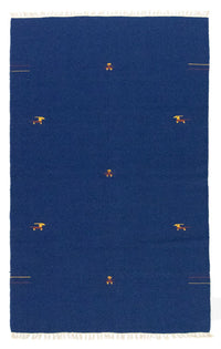 Kelim tapijt - Trendy - 180 x 120 cm - blauw