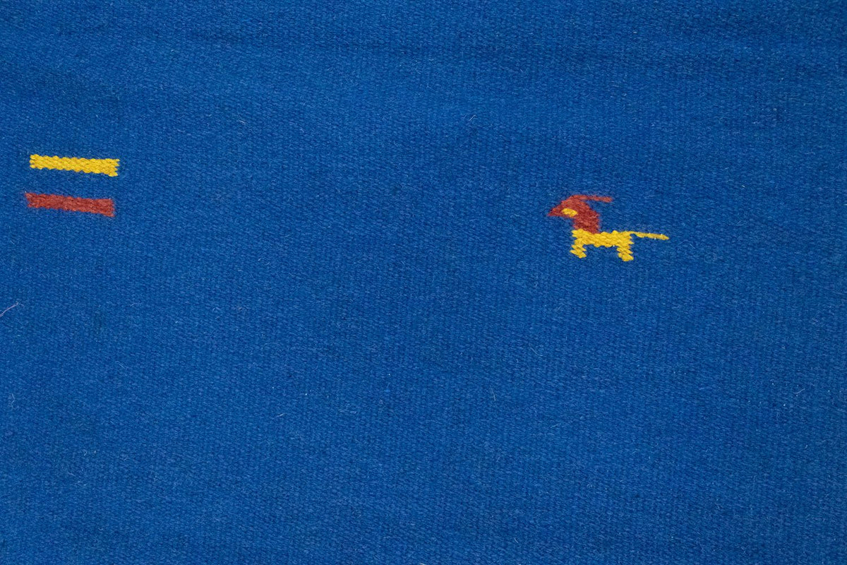 Kelim tapijt - Trendy - 180 x 120 cm - blauw