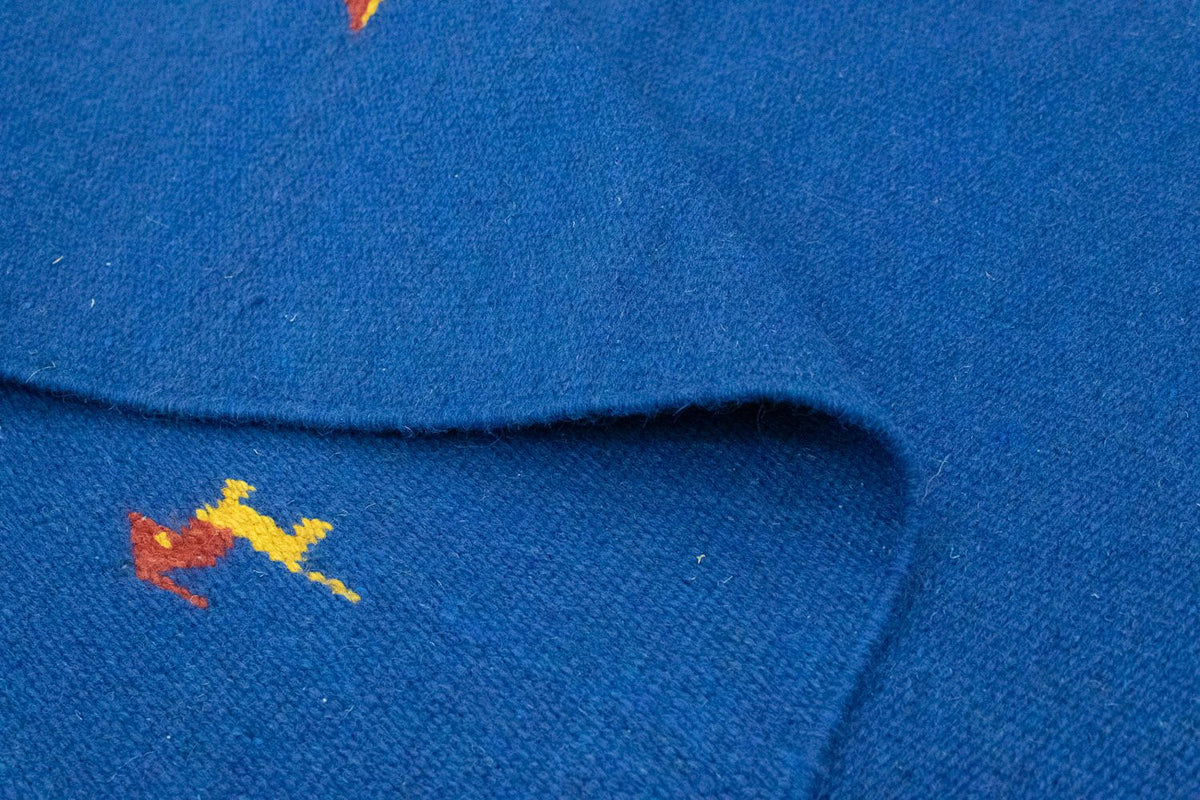 Kelim tapijt - Trendy - 180 x 120 cm - blauw