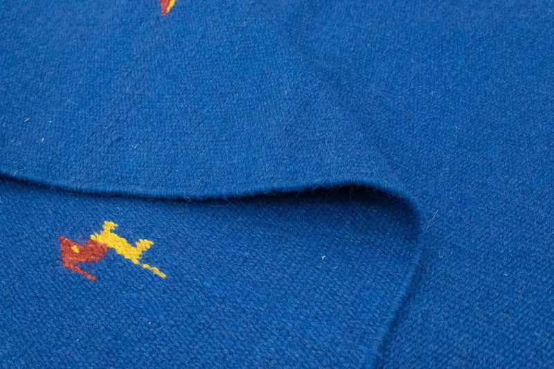 Kelim tapijt - Trendy - 180 x 120 cm - blauw