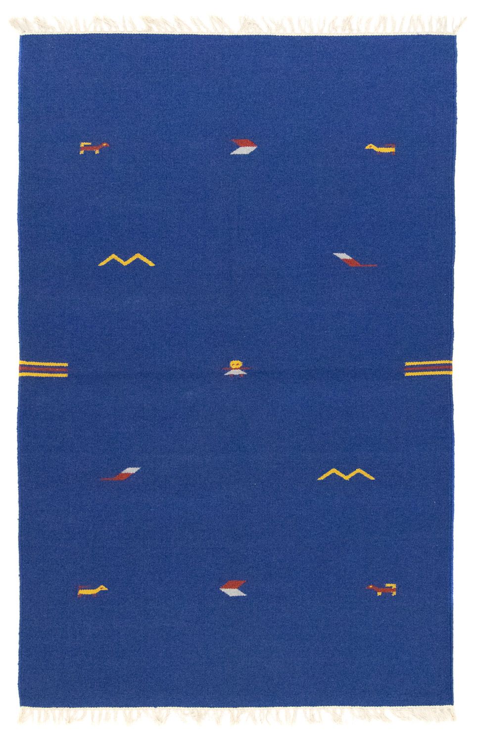 Kelim tapijt - Trendy - 180 x 120 cm - blauw