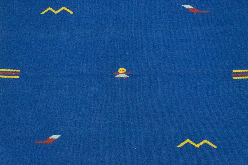 Kelim tapijt - Trendy - 180 x 120 cm - blauw