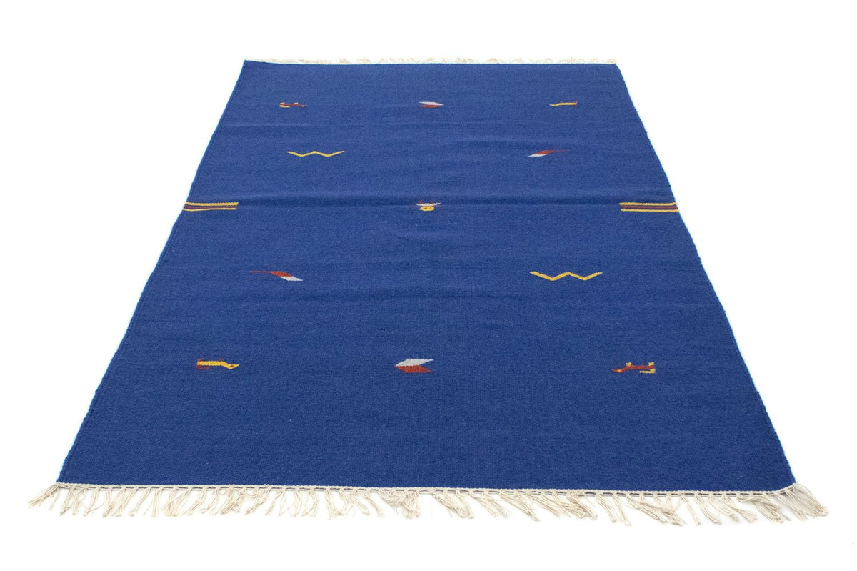 Kelim tapijt - Trendy - 180 x 120 cm - blauw