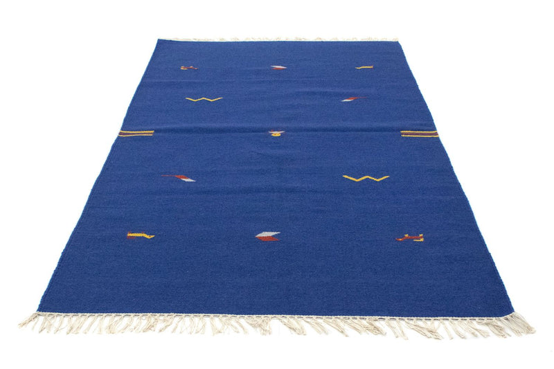 Kelim tapijt - Trendy - 180 x 120 cm - blauw