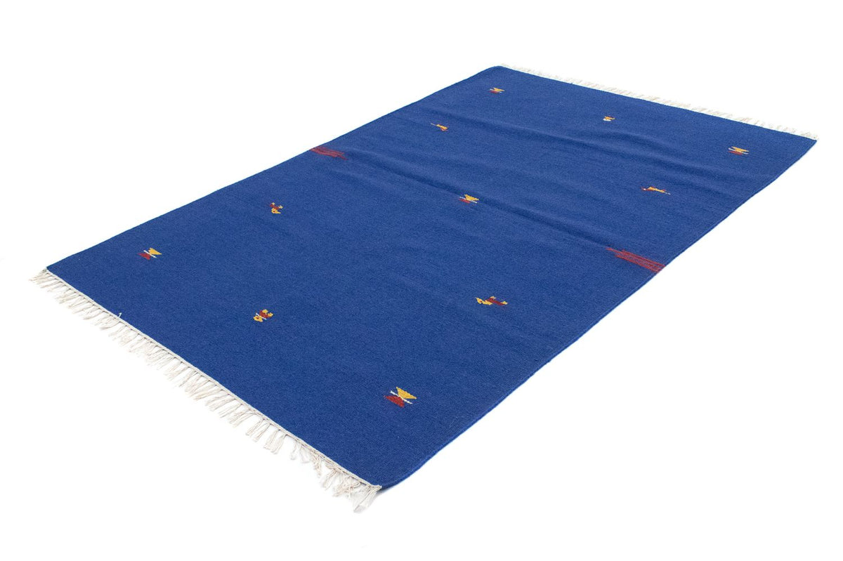 Kelim tapijt - Trendy - 180 x 120 cm - blauw