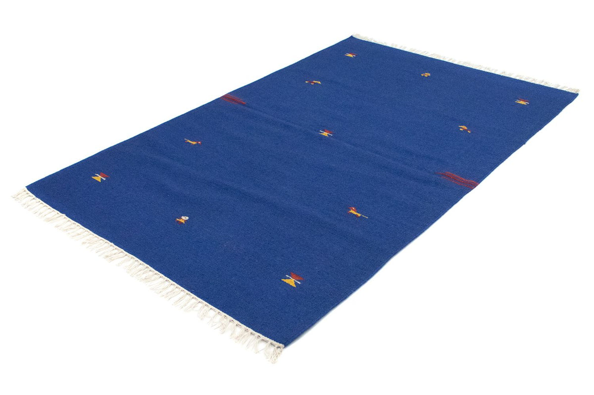 Kelim tapijt - Trendy - 180 x 120 cm - blauw