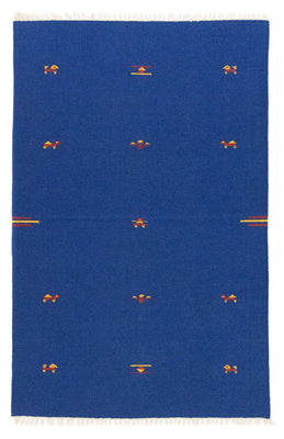 Kelim tapijt - Trendy - 180 x 120 cm - blauw