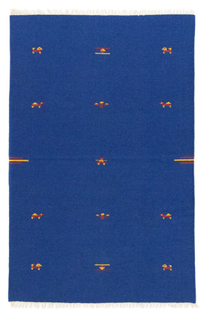 Kelim tapijt - Trendy - 180 x 120 cm - blauw