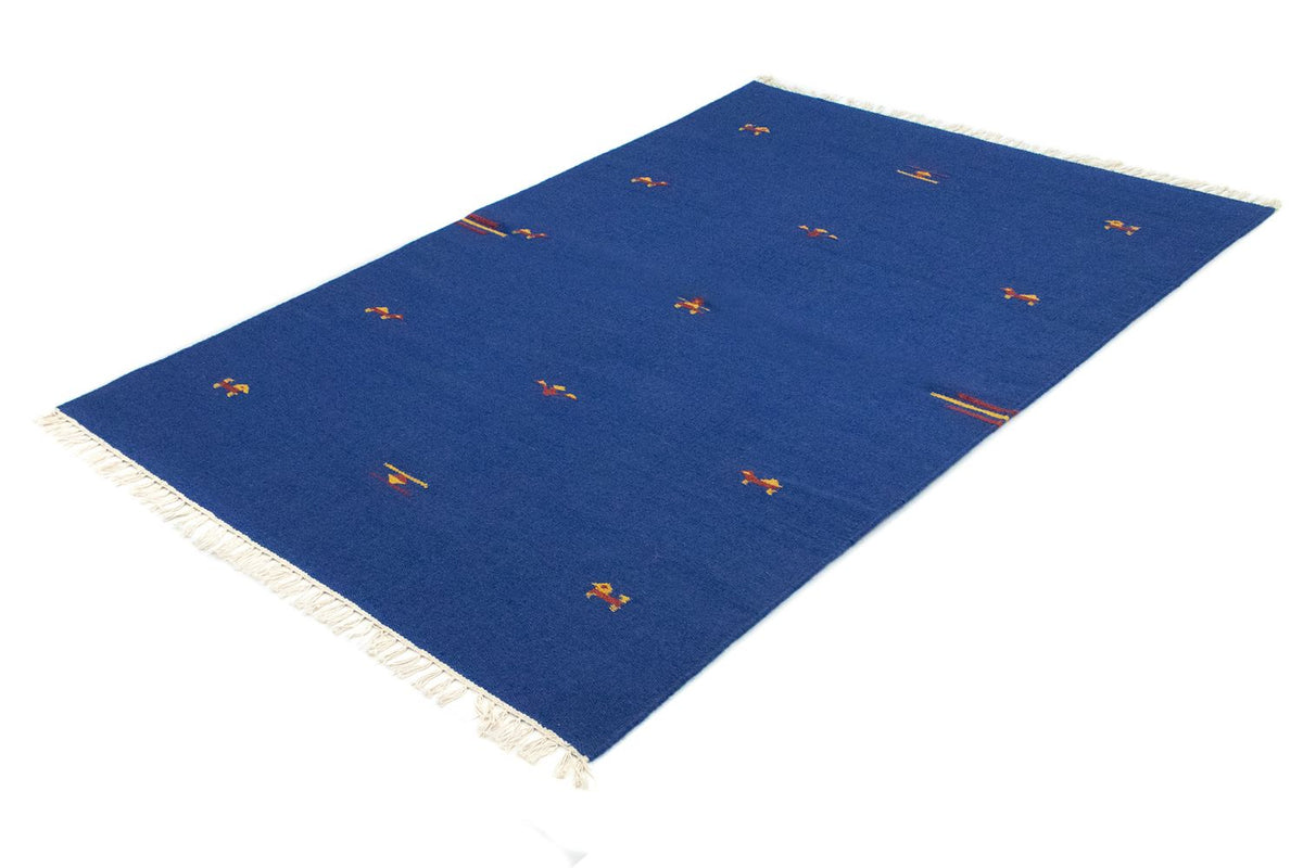 Kelim tapijt - Trendy - 180 x 120 cm - blauw