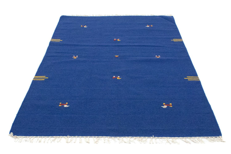 Kelim tapijt - Trendy - 180 x 120 cm - blauw