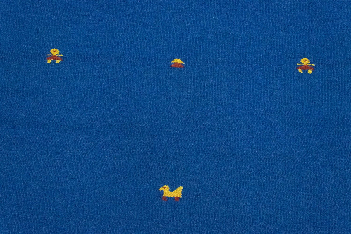 Kelim tapijt - Trendy - 180 x 120 cm - blauw