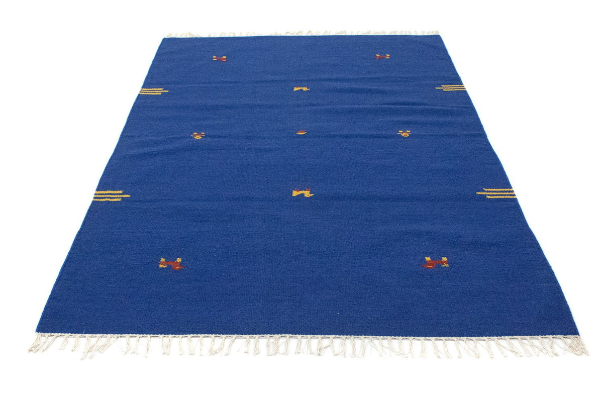 Kelim tapijt - Trendy - 180 x 120 cm - blauw