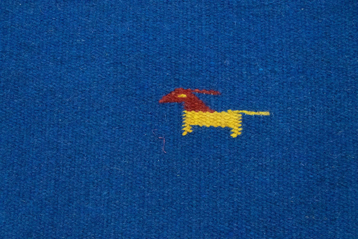 Kelim tapijt - Trendy - 180 x 120 cm - blauw