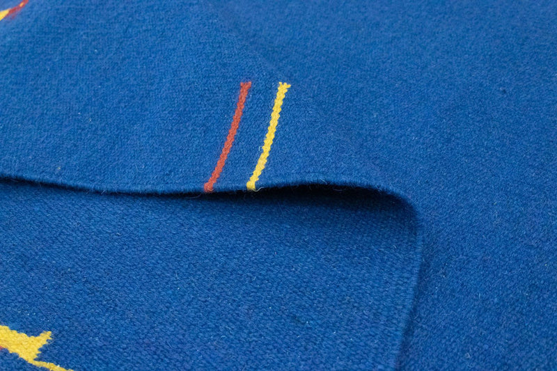 Kelim tapijt - Trendy - 180 x 120 cm - blauw