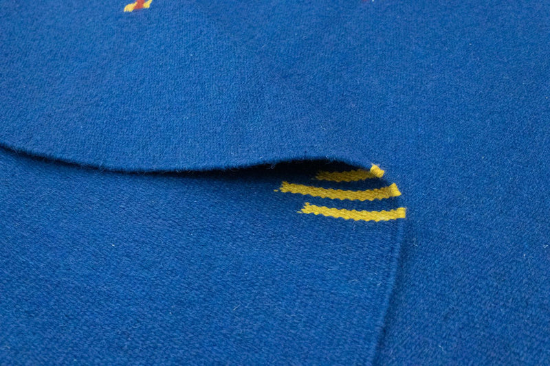 Kelim tapijt - Trendy - 180 x 120 cm - blauw