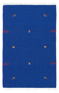 Kelim tapijt - Trendy - 180 x 120 cm - blauw