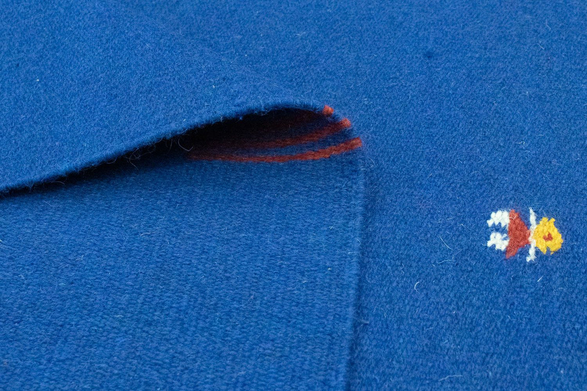 Kelim tapijt - Trendy - 180 x 120 cm - blauw