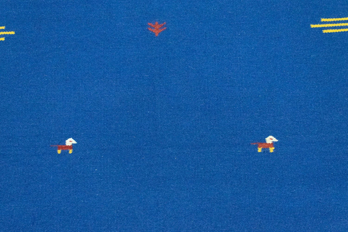 Kelim tapijt - Trendy - 180 x 120 cm - blauw