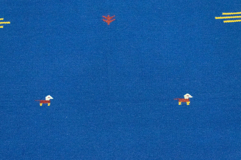 Kelim tapijt - Trendy - 180 x 120 cm - blauw