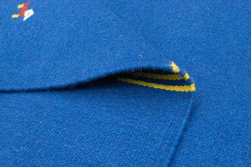 Kelim tapijt - Trendy - 180 x 120 cm - blauw