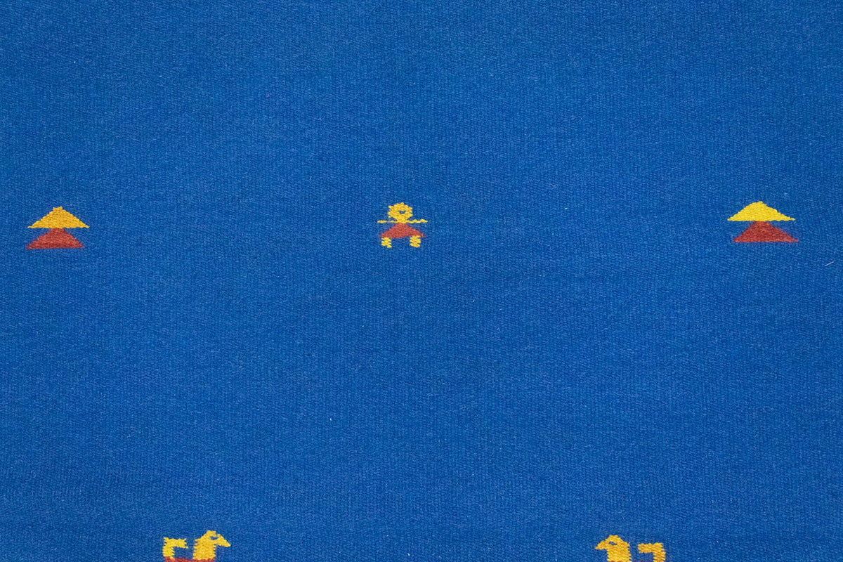 Kelim tapijt - Trendy - 180 x 120 cm - blauw