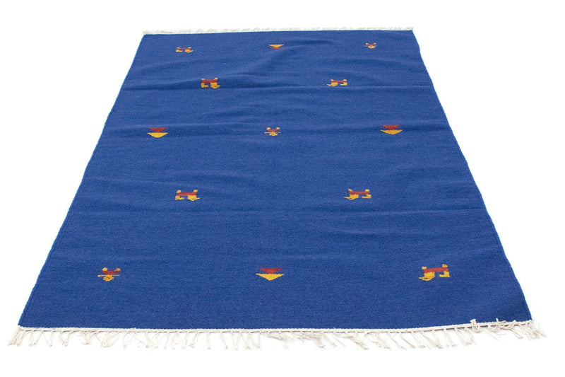 Kelim tapijt - Trendy - 180 x 120 cm - blauw