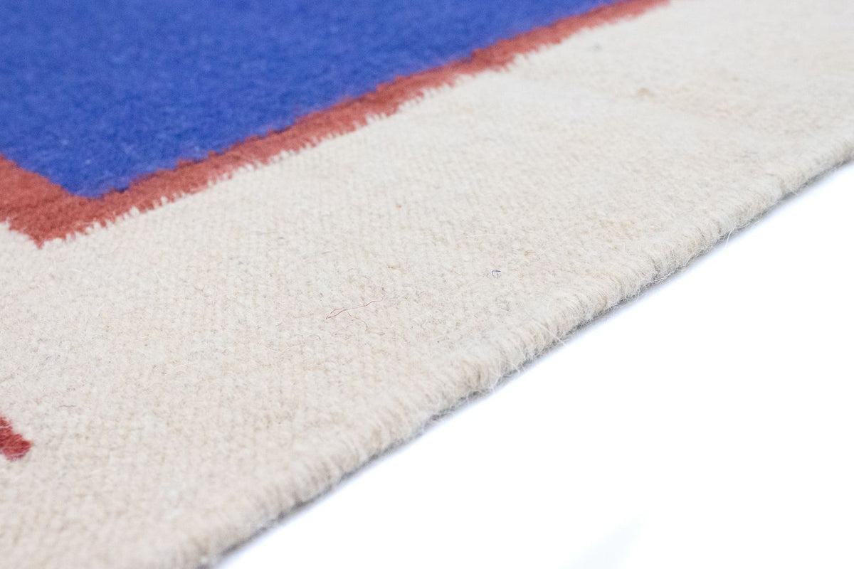 Kelim tapijt - Trendy - 180 x 120 cm - blauw