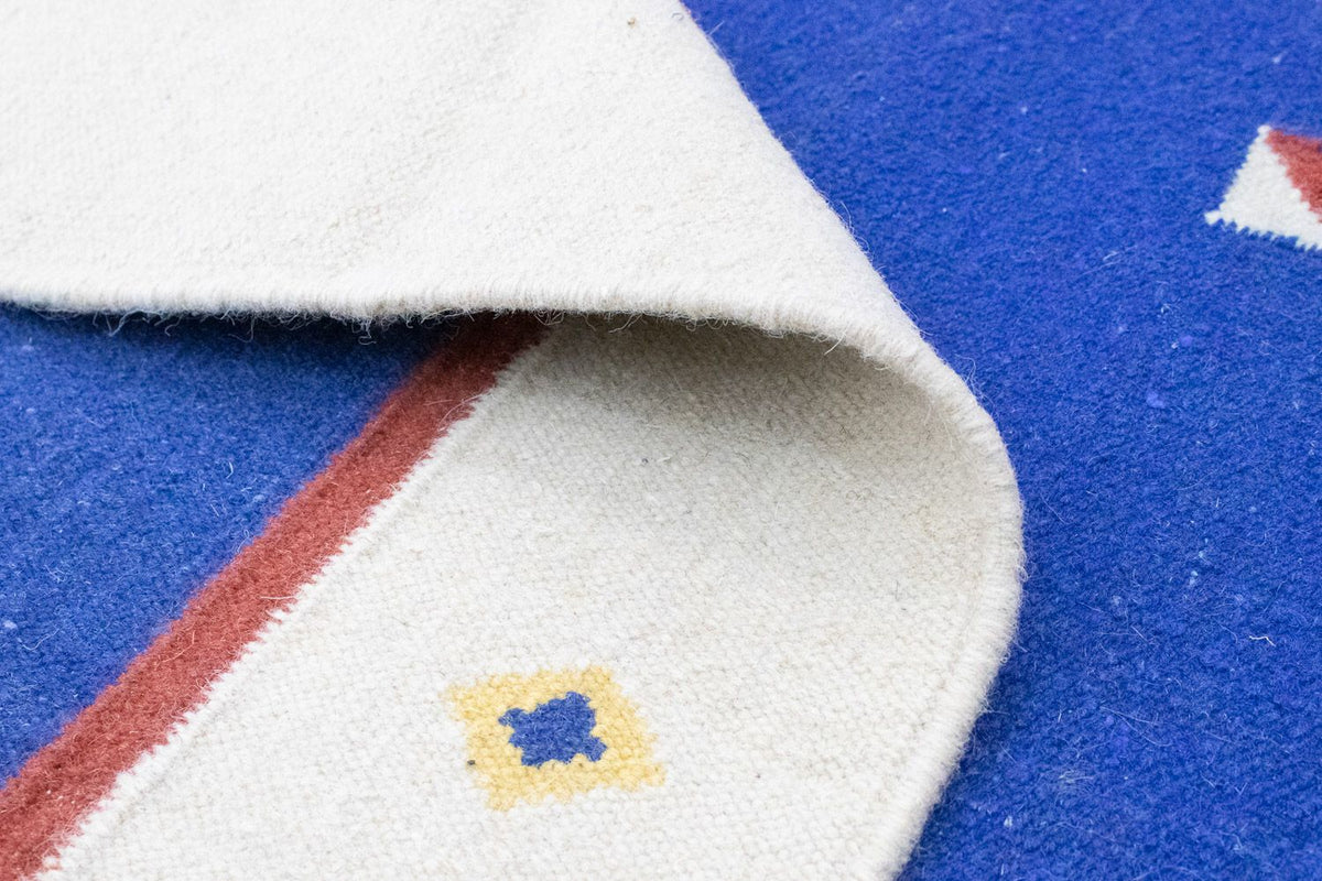 Kelim tapijt - Trendy - 180 x 120 cm - blauw