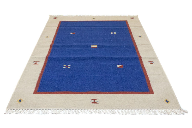 Kelim tapijt - Trendy - 180 x 120 cm - blauw