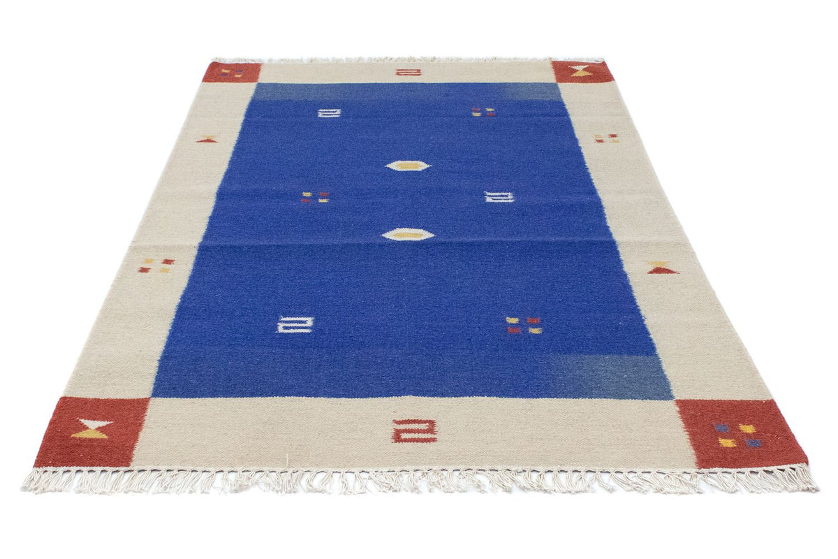 Kelim tapijt - Trendy - 180 x 120 cm - blauw