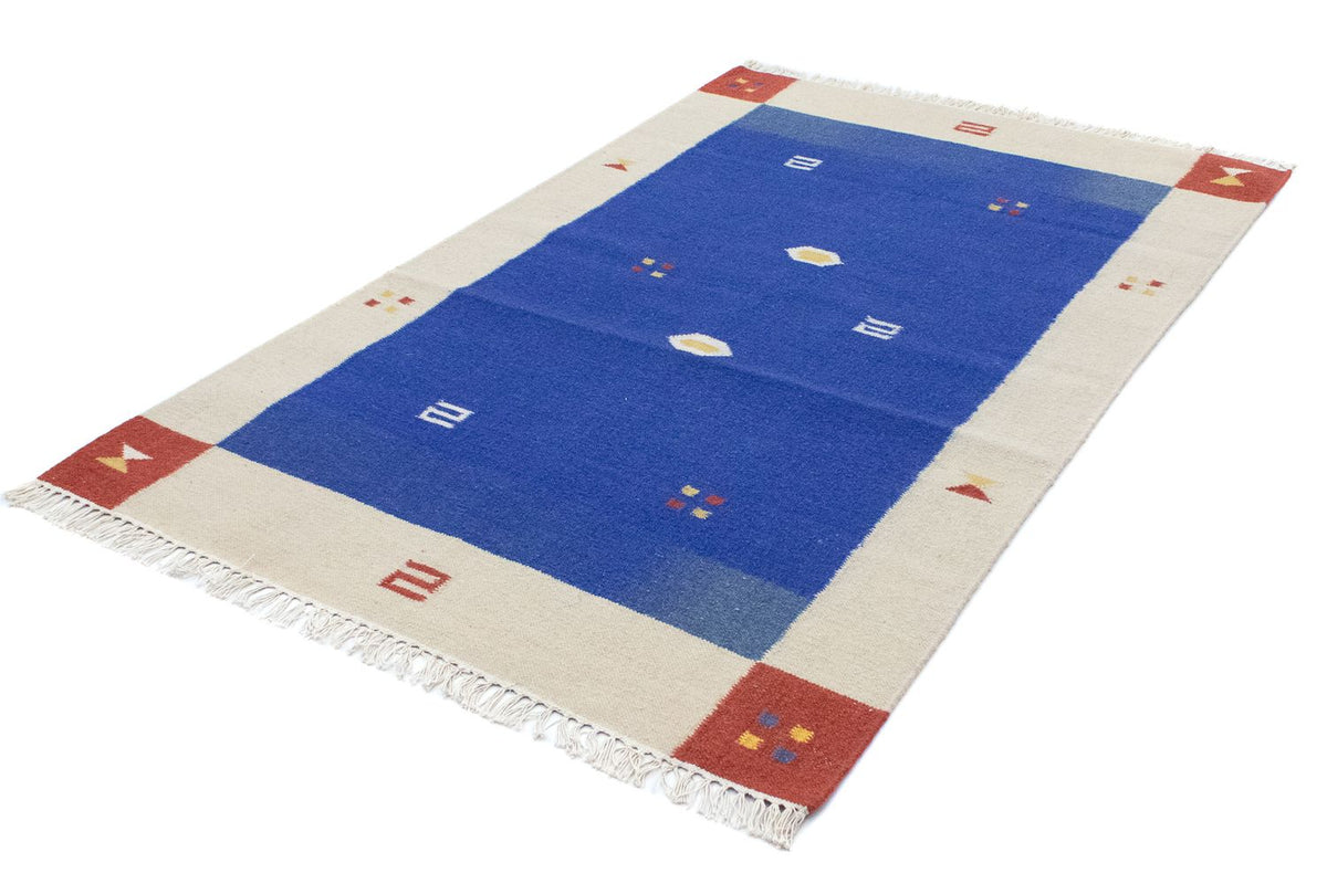Kelim tapijt - Trendy - 180 x 120 cm - blauw