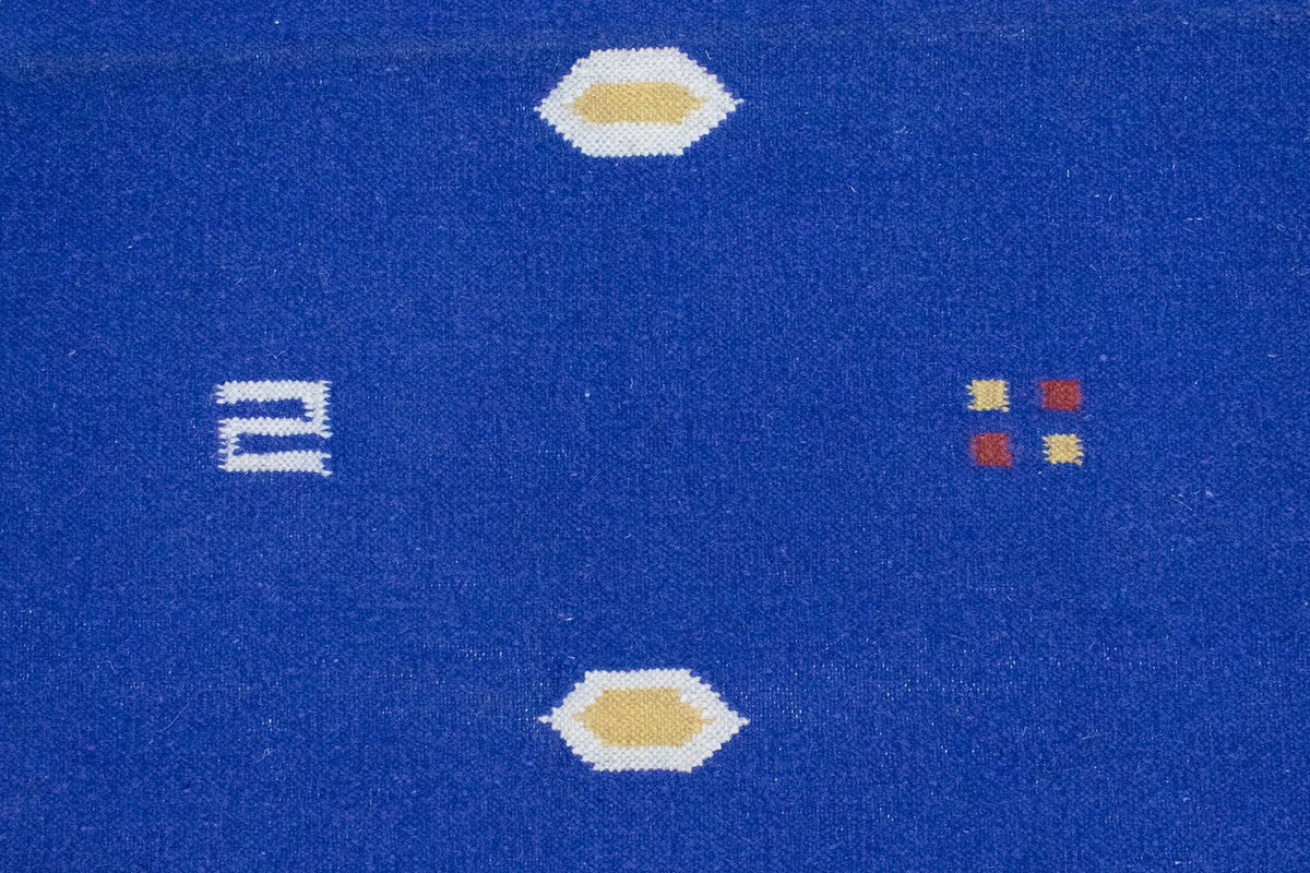 Kelim tapijt - Trendy - 180 x 120 cm - blauw