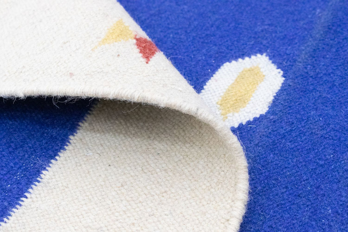 Kelim tapijt - Trendy - 180 x 120 cm - blauw