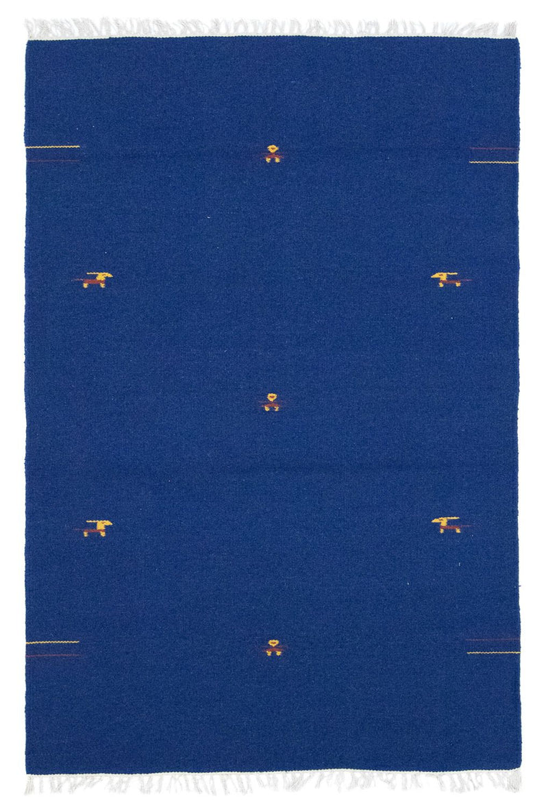Kelim tapijt - Trendy - 180 x 120 cm - blauw