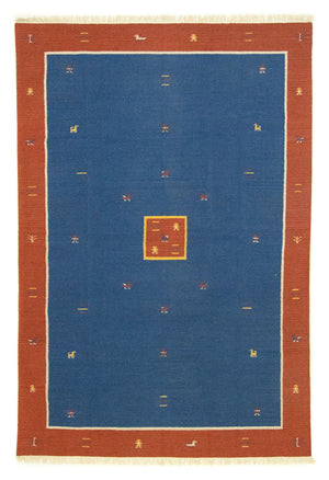 Kelim tapijt - Trendy - 300 x 200 cm - blauw