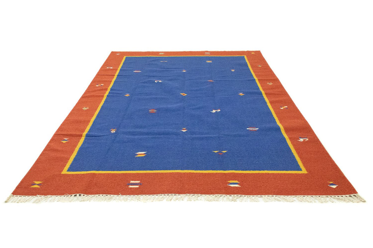 Kelim tapijt - Trendy - 300 x 200 cm - blauw