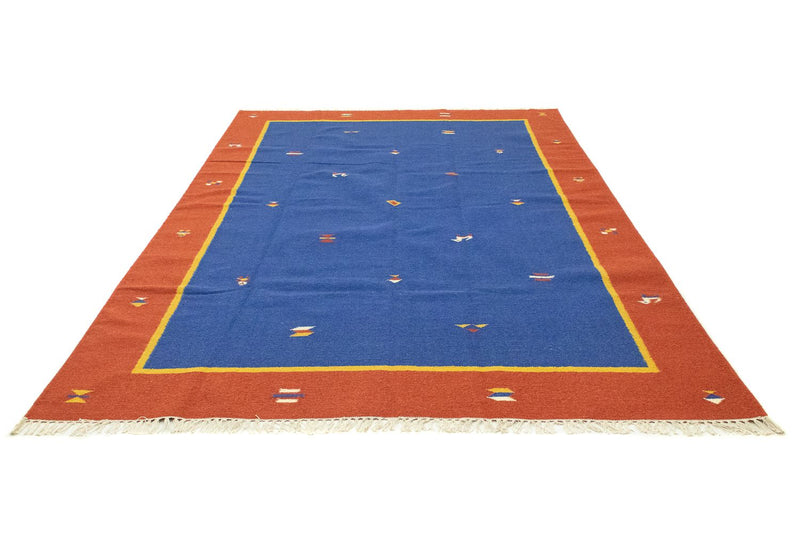 Kelim tapijt - Trendy - 300 x 200 cm - blauw